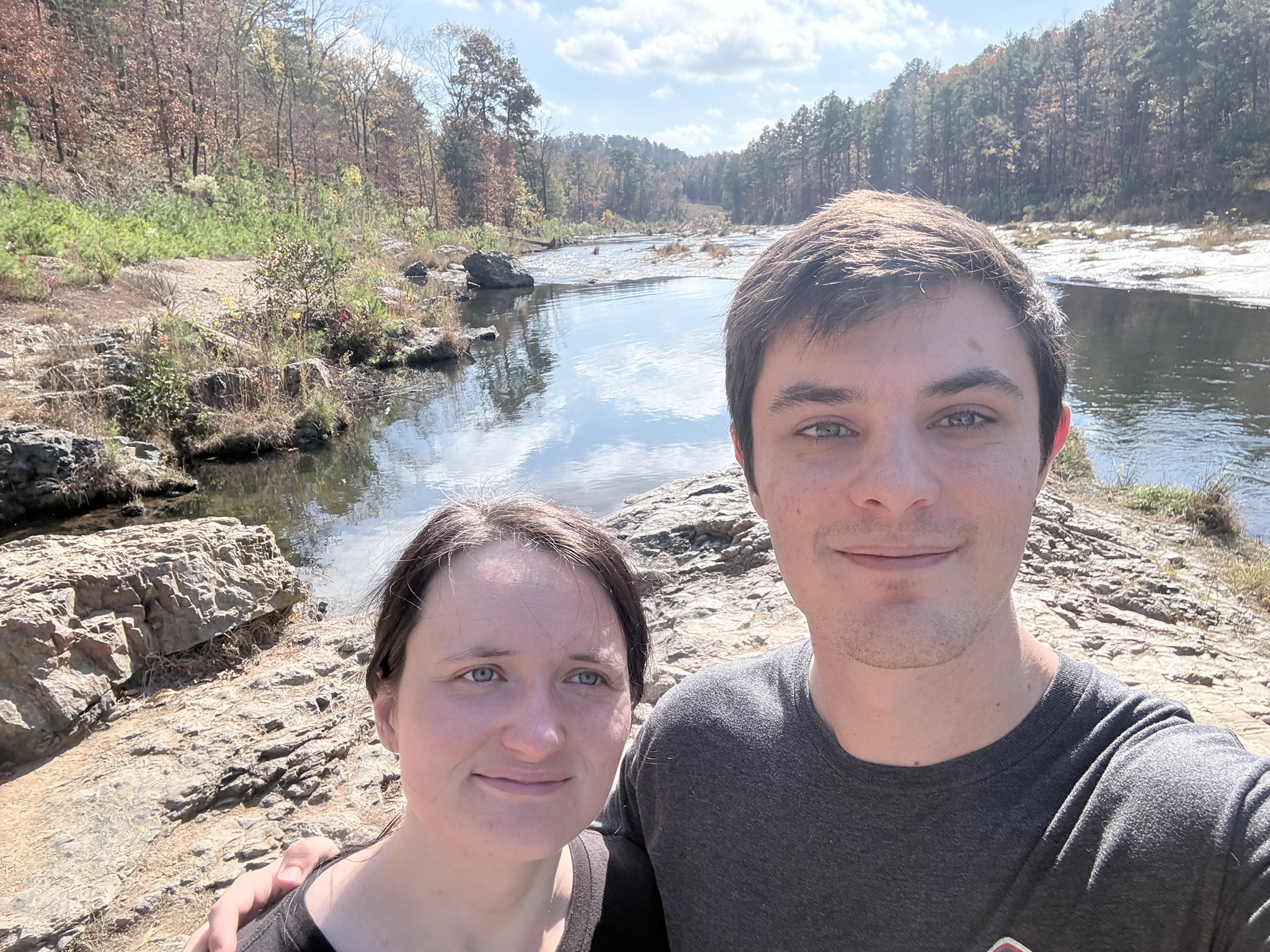 Justin & Cassidy hiking