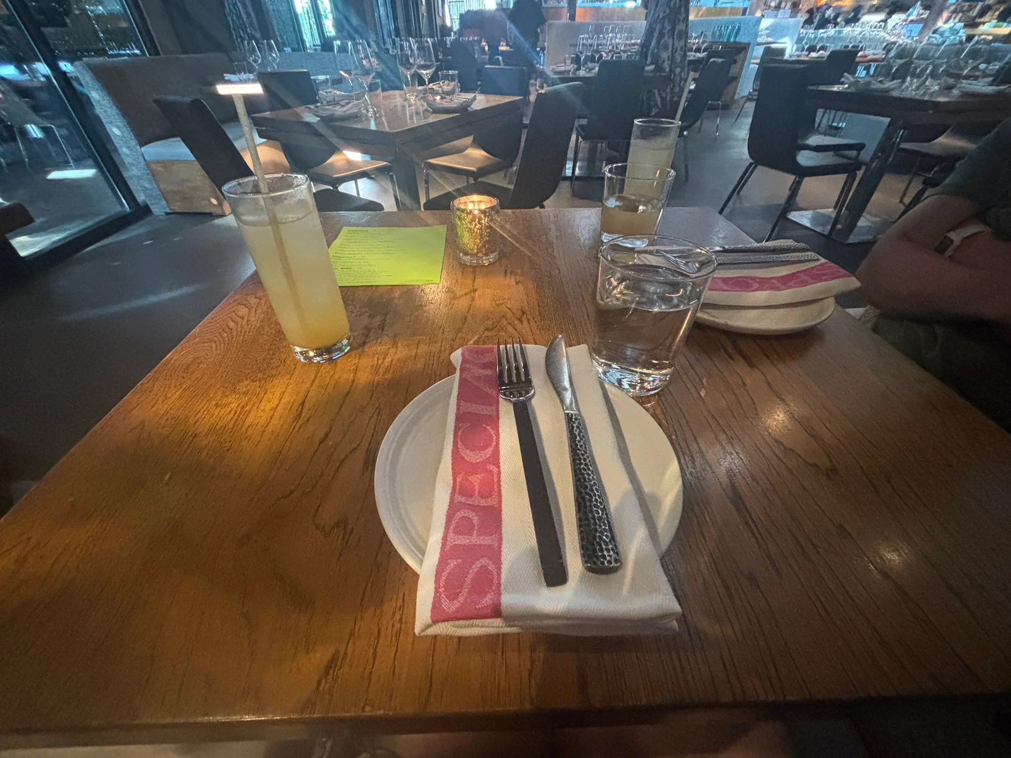 Juniper and Ivy dinner