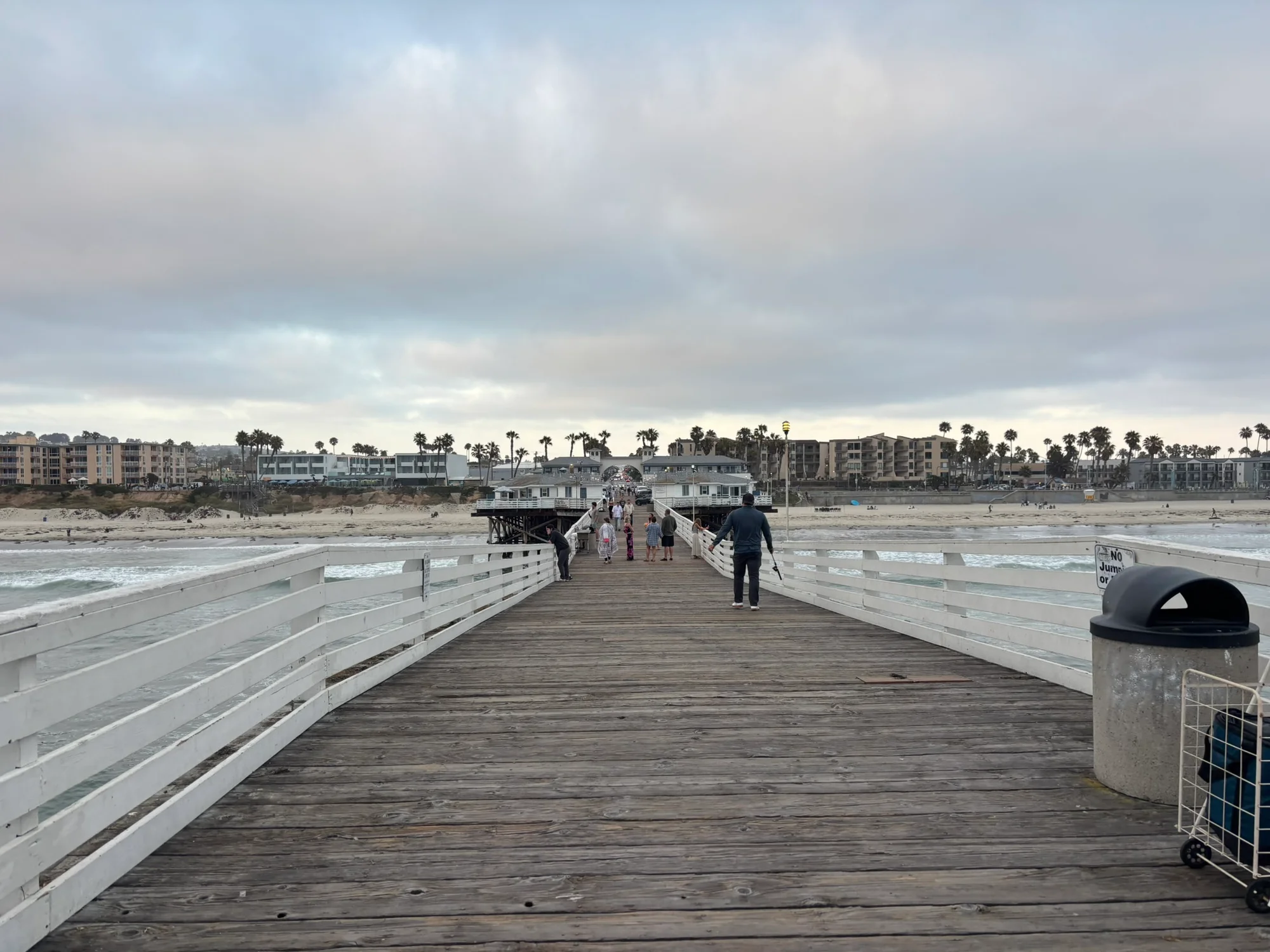 Mission Beach boardwalk and pier
